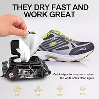 Wet Shoe Wipes Total 160 Wipe Portable Wipes Removes Stains and Dirt PACK OF 1-thumb1