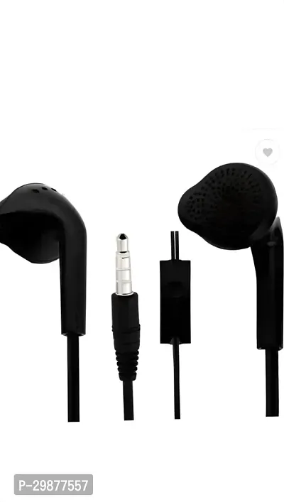 Stylish Black In-ear Wired Headphone-thumb0