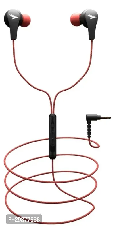 Stylish Red In-ear Wired Headphone-thumb0