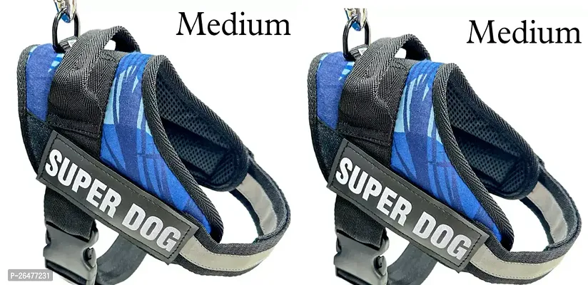 Dog Harnesses, Dual Sided Body Harness For Dog Medium Pack Of 2-thumb0