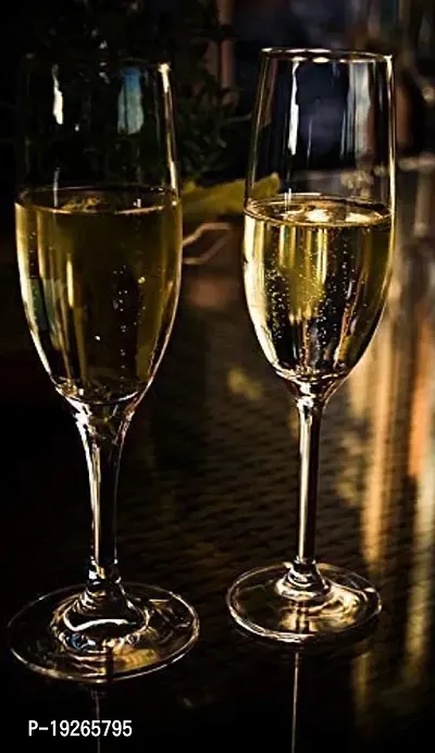 Stylish Wine Glass,Compatible as Champagne Glass 170 ml (2 pcs)-thumb4