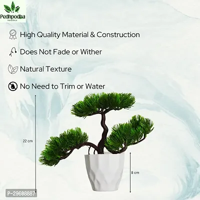 Artificial Bonsai Plant with Pot For Home Decoration-thumb2