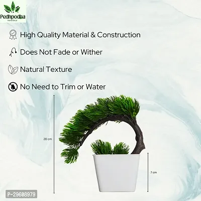 Artificial Bonsai Plant with Pot For Home Decoration-thumb2