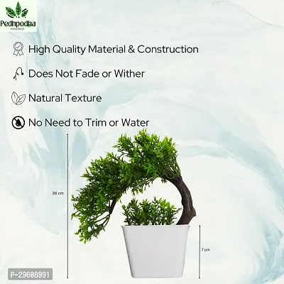 Artificial Bonsai Plant with Pot For Home Decoration-thumb3