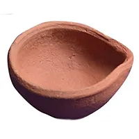 Saudeep India Diya for Puja | Clay | Diya Holder Decorative | Diya Lamps for Pooja | Diwali Gifts and Decoration mitti Diya for Diwali Decoration(Set of 31 Handmade)-thumb1