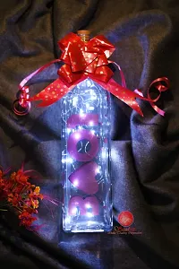 Saudeep India Battery Operated Love Bottle with 20 LED Fairy Cork Light and Wire String (2 m, 6.6 ft, Multicolour)-thumb1