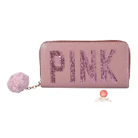 Saudeep India Party Clutch Wallet Bag For Women (Pink)-thumb1