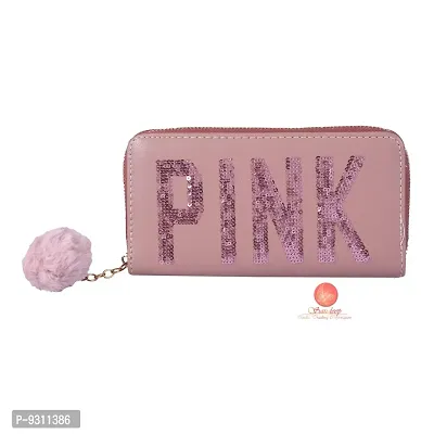 Saudeep India Party Clutch Wallet Bag For Women (Pink)-thumb2