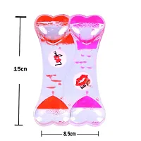 Saudeep India Valentines's Gift for Girlfriend/Boyfriend Love Kiss Timer Wheel Droplet Timer Hourglass Shape-thumb3