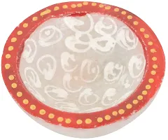 Saudeep India Trading Corporation Marble Deepak (4.5 cm x 4.5 cm x 1.5 cm, White, Set of 5, SIWCPA032(1))-thumb2