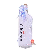 Saudeep India I Love You Bottle with LED Light for Your Loved Once, Best Valentine Gift, Cork Light with Wire String, 20 LED, 2 Meter (6.6 ft) Battery Operated Bottle (I Love You Bottle, Medium)-thumb4