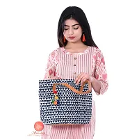 Saudeep India Hand Made Printed Ikat Traditional Shoulder Hand Bag For Women (Bag01)-thumb1