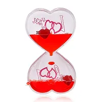 Saudeep India Droplet Timer Love Timer Wheel Hourglass Double Heart Shape Valentines Day for Girlfriend, Wife, Fiance, Boyfriend, Husband-thumb3