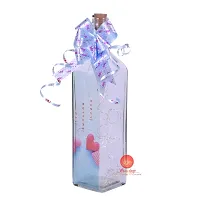 Saudeep India Happy Mothers Day Decorative Bottles with Light and Cork Copper Wire String (2 Meter, 20 LED)-thumb1