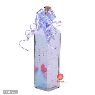 Saudeep India Happy Mothers Day Decorative Bottles with Light and Cork Copper Wire String (2 Meter, 20 LED)-thumb2