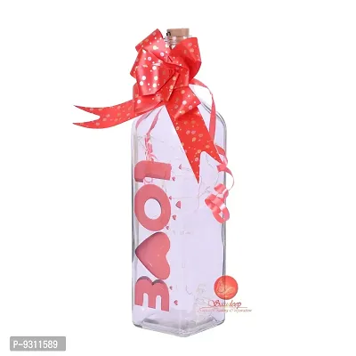 Saudeep India Battery Operated Love Bottle with 20 LED Fairy Cork Light and Wire String (2 m, 6.6 ft, Multicolour)-thumb3