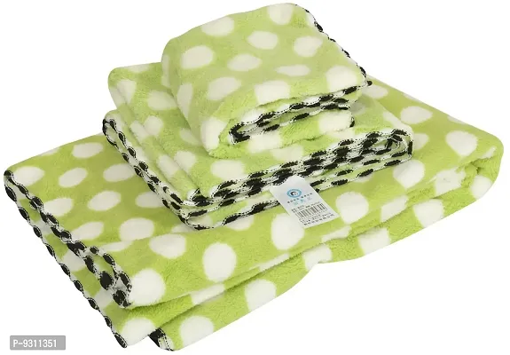 Saudeep India Trading Corporation 240 GSM 3 Piece Towel Set - Green-thumb4