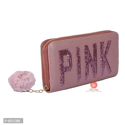 Saudeep India Party Clutch Wallet Bag For Women (Pink)-thumb3