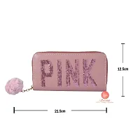 Saudeep India Party Clutch Wallet Bag For Women (Pink)-thumb3