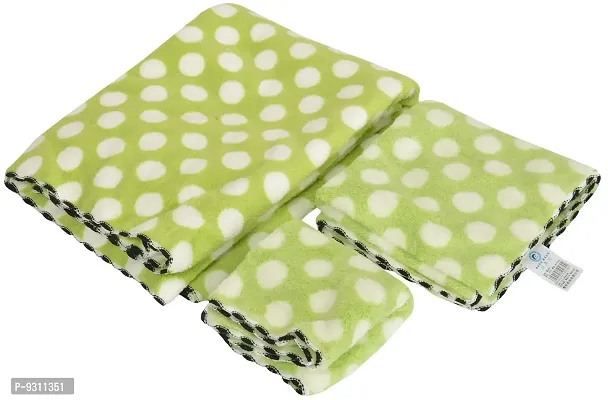 Saudeep India Trading Corporation 240 GSM 3 Piece Towel Set - Green