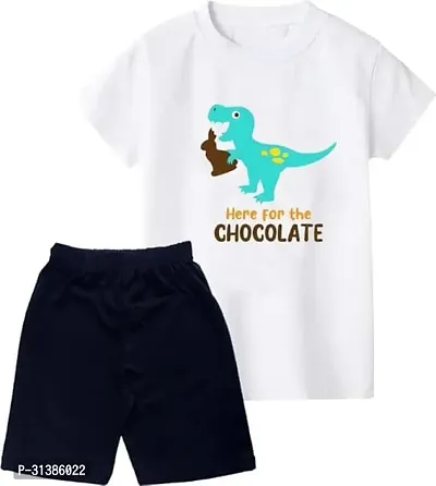 Comfortable Polyester Printed Clothing Set For Boys-thumb0