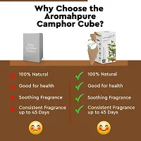 Aromahpure Camphor Cube | Pack of 2| French Coffee  Original Fragrance | 45 Days Last Long| 100% Pure  Organic Camphor Cube for Car, Room, Bathroom  Air Freshener-thumb3