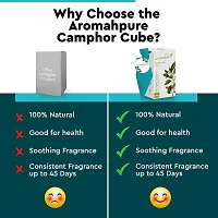 Aromahpure Camphor Cube | Pack of 2| Bhimseni  Original Fragrance | 45 Days Last Long| 100% Pure  Organic Camphor Cube for Car, Room, Bathroom  Air Freshener-thumb4