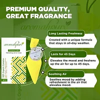 Aromahpure Camphor Cube | Pack of 2| Refreshing Lemongrass  White Sandalwood Fragrance | 45 Days Last Long| 100% Pure  Organic Camphor Cube for Car, Room, Bathroom  Air Freshener-thumb1