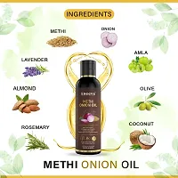 Eneeva Onion Methi Hair Oil and Red Onion Hair Shampoo for Hair Growth Oil - Pack Of 2, 100 ml each-thumb3