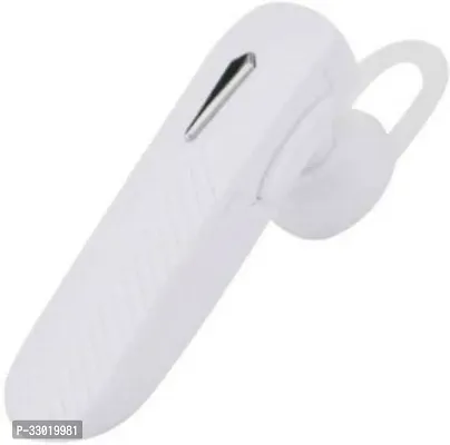 New WeRock K1 Single Ear Wireless Earbuds Bluetooth Headset with mic W372 Bluetooth Headset (White, True Wireless)-thumb0