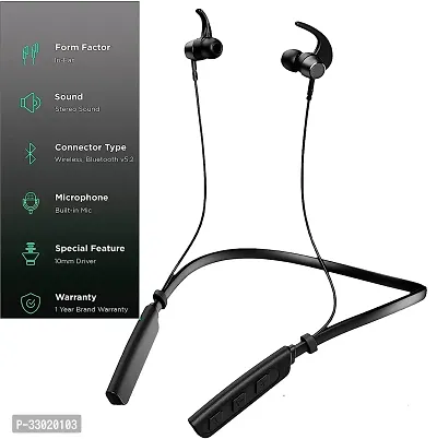 New WeRock True Wireless B235 Blast Sound Quick Charge Bluetooth Neckband Super Sound W66 Bluetooth Headset (Black, In the Ear)-thumb3