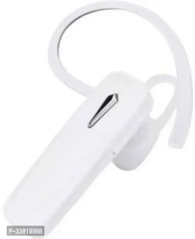 New WeRock K1 Single Ear Wireless Earbuds Bluetooth Headset with mic W210 Bluetooth Headset (White, In the Ear)-thumb0