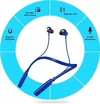 New WeRock True Wireless B235 Blast Sound Quick Charge Bluetooth Neckband Super Sound W59 Bluetooth Headset (Blue, In the Ear)-thumb2