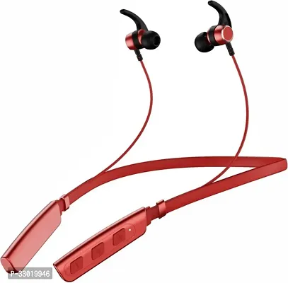 New WeRock True Wireless B235 Blast Sound Quick Charge Bluetooth Neckband Super Sound W9 Bluetooth Headset (Red, In the Ear)-thumb0