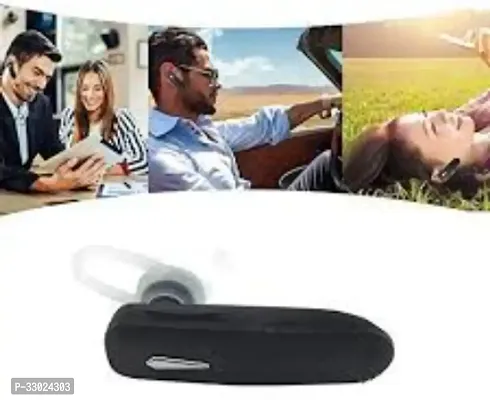 New WeRock K1 Single Ear Wireless Earbuds Bluetooth Headset with mic W15 Bluetooth Headset (Black, In the Ear)-thumb0