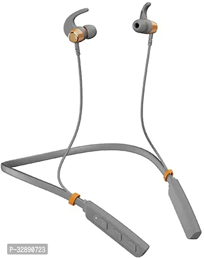 WeRock True Wireless B235 Blast Sound Quick Charge Bluetooth Neckband Super Sound W51 Bluetooth Headset (Grey, In the Ear)-thumb0