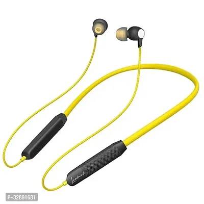 LM BH137 Wireless Bluetooth Neckband with Mic, Bass Sound, 10mm Driver, Bluetooth v5.1, Magnetic Earbuds, 36Hrs Battery Life, Voice Assistant  Easy Access Controls - Yellow-thumb0