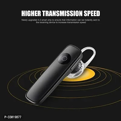 New WeRock K1 Single Ear Wireless Earbuds Bluetooth Headset with mic W72 Bluetooth Headset (Multicolor, In the Ear)-thumb0