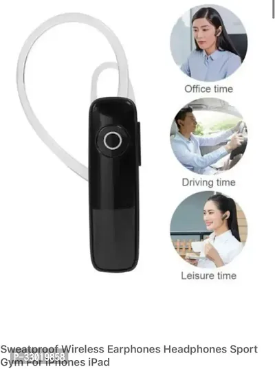 New WeRock K1 Single Ear Wireless Earbuds Bluetooth Headset with mic W60 Bluetooth Headset (Multicolor, In the Ear)-thumb0