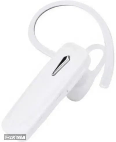 New WeRock K1 Single Ear Wireless Earbuds Bluetooth Headset with mic W500 Bluetooth Headset (White, In the Ear)