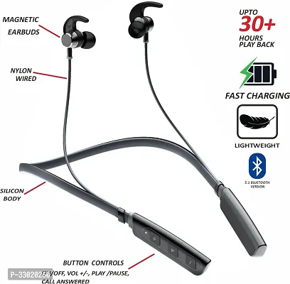 New WeRock True Wireless B235 Blast Sound Quick Charge Bluetooth Neckband Super Sound W5 Bluetooth Headset (Black, In the Ear)-thumb2