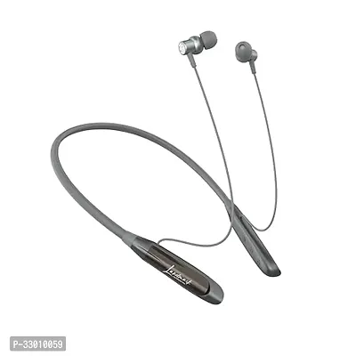 BH118 Play 3.0 in-Ear Bluetooth Neckband with Mic, 50Hrs Playtime, ASAP Charge, ENC Mic, 3 Voice Changer, BT v5.0, Smart Magnetic Buds, IPX4, Dual Pairing (Grey)