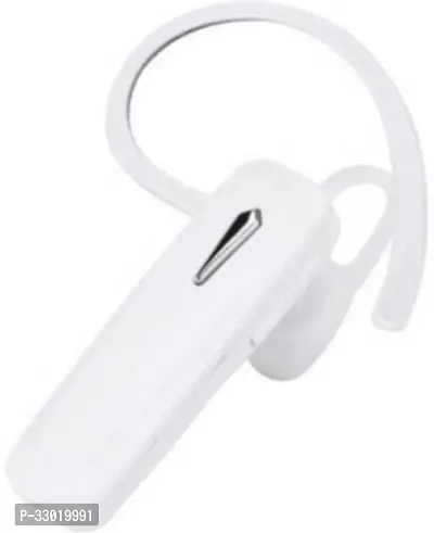 New WeRock K1 Single Ear Wireless Earbuds Bluetooth Headset with mic W500 Bluetooth Headset (White, In the Ear)-thumb0