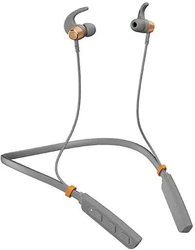 WeRock True Wireless B235 Blast Sound Quick Charge Bluetooth Neckband Super Sound W73 Bluetooth Headset (Grey, In the Ear)