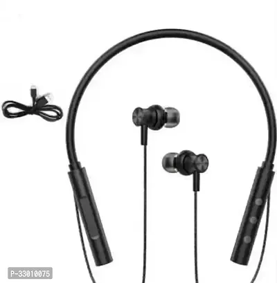 M/S A K  Company Stylish In-ear  Headphones in Black color in pack of one-thumb0