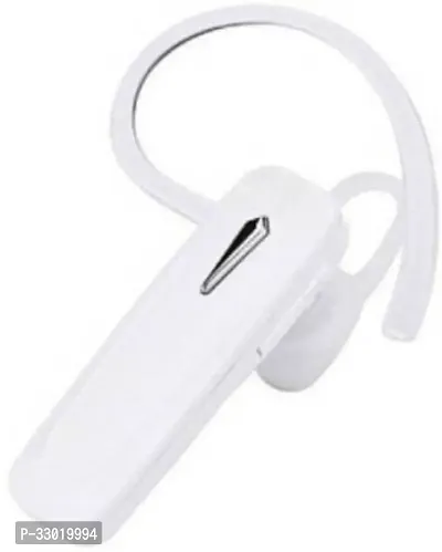 New WeRock K1 Single Ear Wireless Earbuds Bluetooth Headset with mic W401 Bluetooth Headset (White, True Wireless)-thumb0