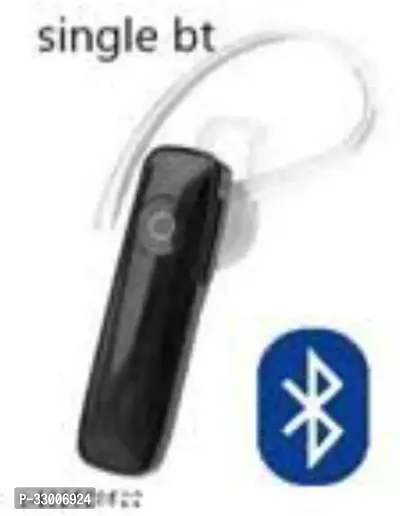 WeRock K1 Single Ear Wireless Earbuds Bluetooth Headset with mic W22 Bluetooth Headset (Black, In the Ear)