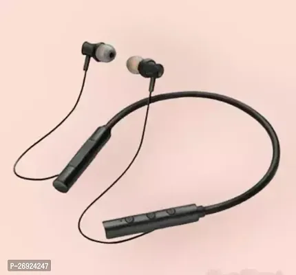 Stylish In-ear  Headphones in black color in pack of one-thumb0