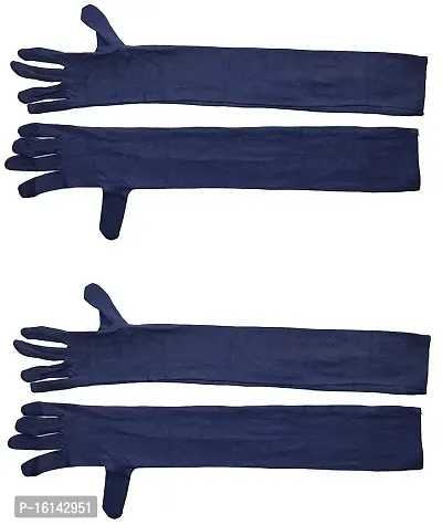 Buy Cotson Cotton UV Protection, Full Hand Arm Driving Gloves for