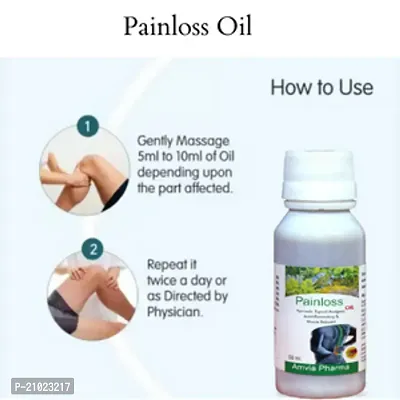 Amvia Pharma | Painloss Oil 60 Ml |  Painloss Relief Oil for Back Pain, Joint Pain, Low Back Pain  Body Pain-thumb4